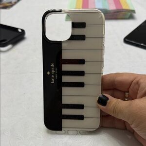 Kate Spade Black and White Keyboard Phone Case